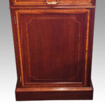 Edwardian inlaid narrow bookcase - Image 3