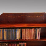 Edwardian inlaid open bookcase - Image 7