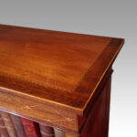 Edwardian inlaid open bookcase - Image 6