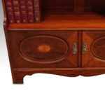 Edwardian inlaid open bookcase - Image 4