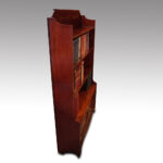 Edwardian inlaid open bookcase - Image 3