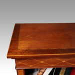 Edwardian inlaid open bookcase - Image 3