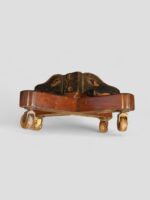 Edwardian inlaid revolving bookcase - Image 2