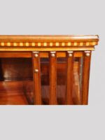 Edwardian inlaid revolving bookcase - Image 3