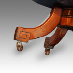 Edwardian inlaid revolving desk chair - Image 5