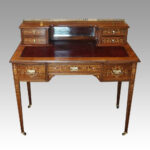 Edwardian inlaid rosewood desk