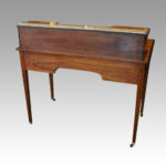 Edwardian inlaid rosewood desk - Image 9