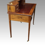Edwardian inlaid rosewood desk - Image 10