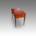 Edwardian inlaid rosewood writing table - Image 8
