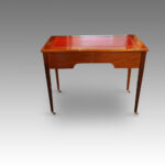 Edwardian inlaid rosewood writing table - Image 4