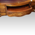 Edwardian inlaid rosewood writing table - Image 8