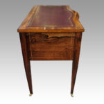 Edwardian inlaid rosewood writing table - Image 7