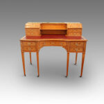 Edwardian inlaid satinwood desk