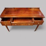 Edwardian inlaid satinwood writing table - Image 7