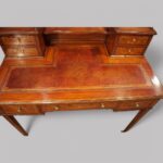 Edwardian inlaid satinwood writing table - Image 2