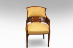 Edwardian inlaid mahogany desk chair Now Sold
