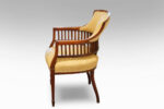 Edwardian inlaid mahogany desk chair Now Sold - Image 5