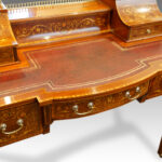 Edwardian inlaid mahogany writing desk - Image 12