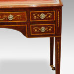 Edwardian inlaid writing /dressing table - Image 12