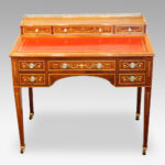 Edwardian inlaid writing /dressing table - Image 9