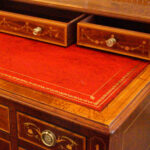 Edwardian inlaid writing /dressing table - Image 4