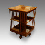 Edwardian mahogany revolving bookcase
