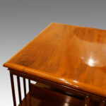 Edwardian mahogany revolving bookcase - Image 4