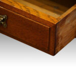 Edwardian large oak pedestal desk NOW SOLD - Image 6