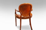 Edwardian Mahogany and Leather Desk Chair - Image 2