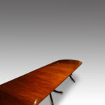 Edwardian mahogany 12ft long dining table - Image 2
