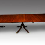 Edwardian mahogany 12ft long dining table - Image 5