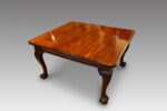 Edwardian mahogany 2 leaf extending dining table - Image 2
