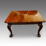 Edwardian mahogany 2 leaf extending dining table - Image 13