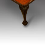 Edwardian mahogany 2 leaf extending dining table - Image 12