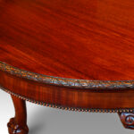 Edwardian mahogany 3 leaf dining table - Image 6