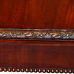 Edwardian mahogany 3 leaf dining table - Image 7