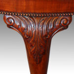 Edwardian mahogany 3 leaf dining table - Image 8