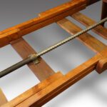 Edwardian mahogany 3 leaf dining table - Image 3