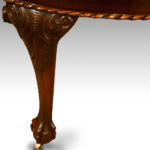Superb Edwardian mahogany dining table with claw and ball feet NOW SOLD - Image 9