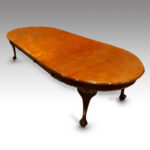 Superb Edwardian mahogany dining table with claw and ball feet NOW SOLD