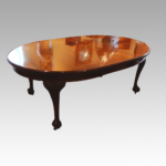 Superb Edwardian mahogany dining table with claw and ball feet NOW SOLD - Image 5