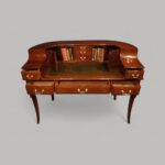 Edwardian mahogany Carlton House desk - Image 8
