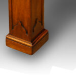 Edwardian round mahogany extending dining table - Image 10