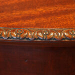 Edwardian round mahogany extending dining table - Image 5