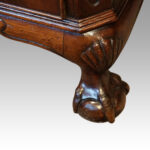 Edwardian Chippendale style pedestal desk - Image 11
