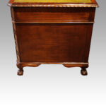 Edwardian Chippendale style pedestal desk - Image 8