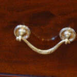 Edwardian mahogany bureau - Image 4