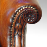Edwardian mahogany camel back sofa - Image 19