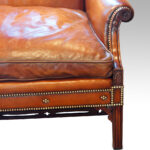 Edwardian mahogany camel back sofa - Image 14