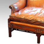Edwardian mahogany camel back sofa - Image 3